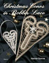 Christmas Cones in Bobbin Lace
