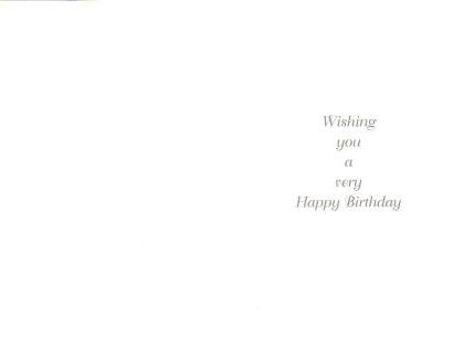 Very Happy Birthday Insert for A6 Card (104x152mm)